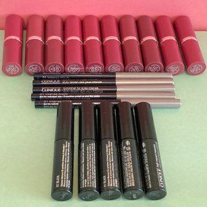 Clinique MAKEUP Lot of 20 ALL NEW Lips & Eyes Free Shipping
